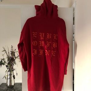 MissGuided Pullover Hoodie Dress